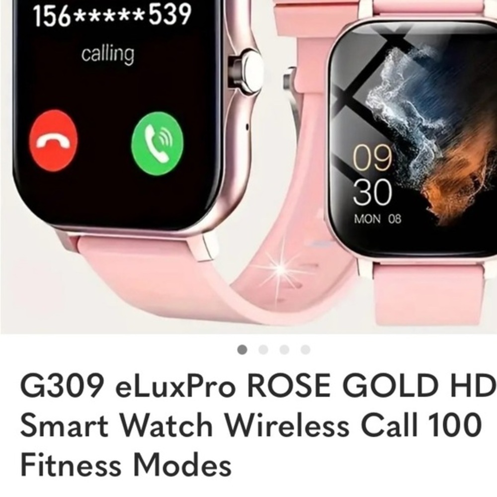 eLuxPro Rose Gold Smart Watch